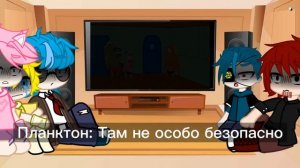 реакция на видео "Ужасы губки Боба #2"