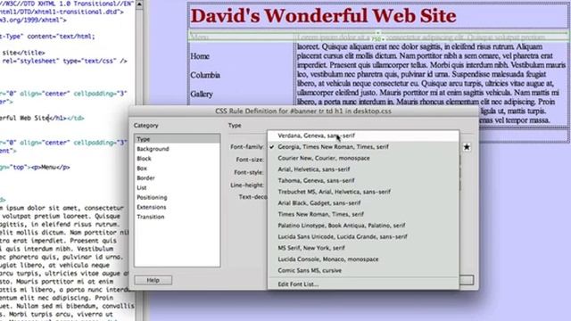 Using text: Selecting a font and font size смотреть онлайн