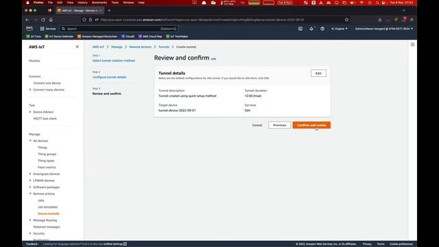AWS IoT Secure Tunneling browser based feature walkthrough смотреть онлайн