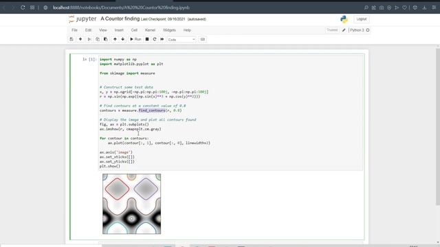 skimage.measure.find_contours смотреть онлайн