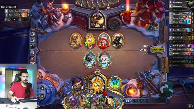 Quest Rogue Is Beyond Broken & Perfect To Get Legend! Throne of the Tides Mini-Set | Hearthstone смотреть онлайн