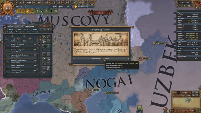 ПОЧТИ ИСТОРИЧЕСКАЯ РОССИЯ [EUROPA UNIVERSALIS IV IRONMAN] смотреть онлайн