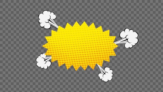 Пакет футажей Comic Bubbles для текста с альфа каналом (на прозрачном фоне) смотреть онлайн