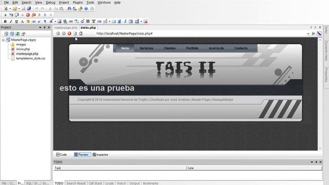 MASTERPAGE Y NAVEGABILIDAD CON PHP смотреть онлайн