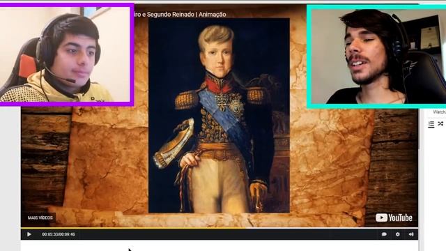 Portugueses reagem à HISTÓRIA do IMPÉRIO do BRASIL (c/@GamesteelTM) смотреть онлайн