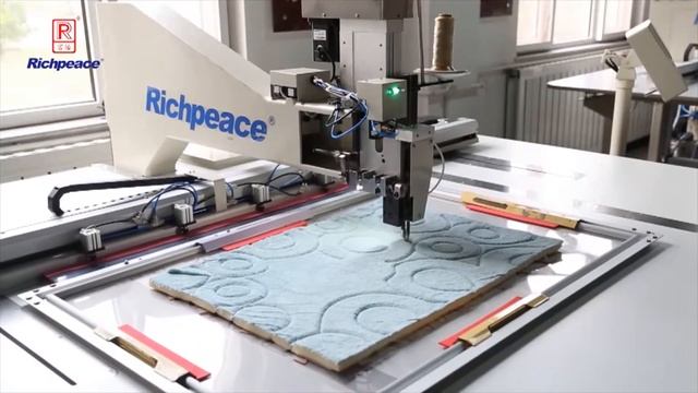 Richpeace Automatic Template Sewing Machine for Cushion Sewing смотреть онлайн