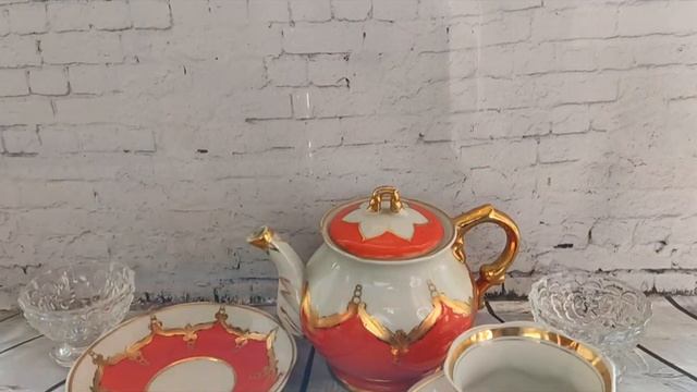 Красный Бутон Барановка. Фарфоровый сервиз. Красота по советски смотреть онлайн