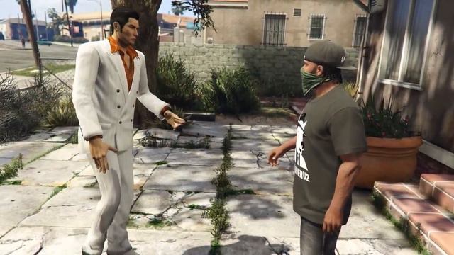 Kiryu roasts Franklin смотреть онлайн