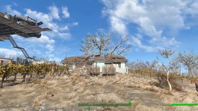 Fallout 4 - Flying House-Shuttle Building 2 смотреть онлайн