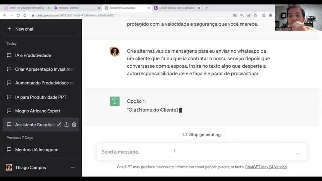 ChatGpt + PowerPoint - Como fazer apresentações profissionais em minutos! смотреть онлайн