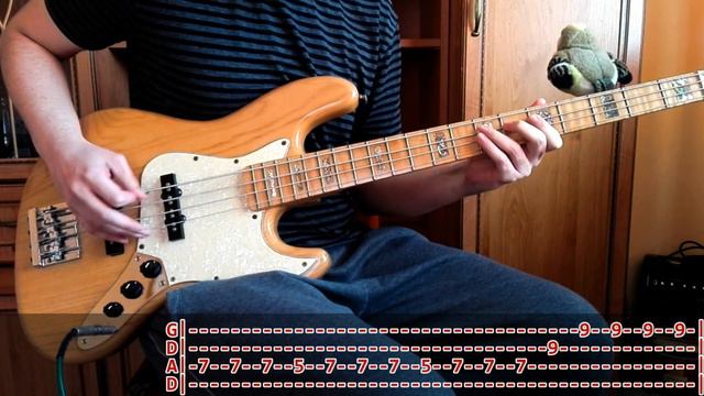 Interpol - Slow Hands (Bass Cover with TABS!) смотреть онлайн
