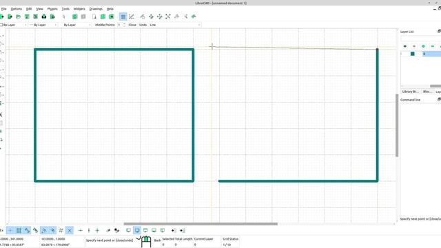 Create a Rectangle Using Two Different Methods: the "Rectangle" tool and the "Polyline" Tool смотреть онлайн