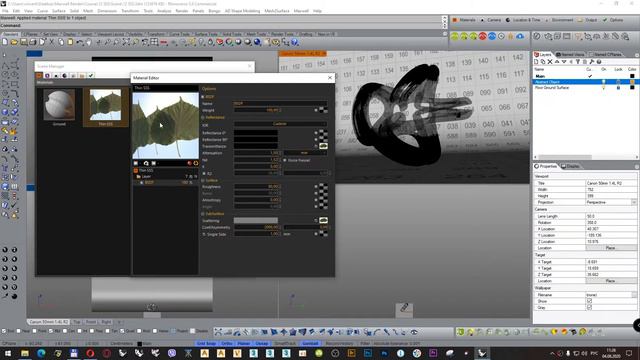 13. Введение в Maxwell Render для Rhino. Тонкое подповерхностное рассеивание. смотреть онлайн