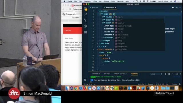 Building Mobile Apps with Vue and Framework7 - Simon MacDonald смотреть онлайн
