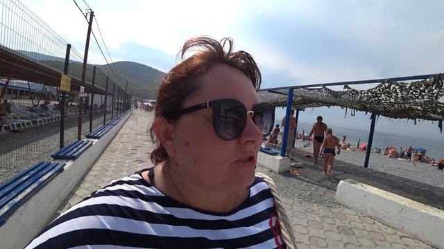Пляж в Сукко. Прогулка по пляжу! смотреть онлайн