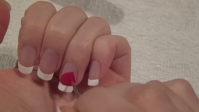 Новогодний МАНИКЮР "Шапка Деда Мороза" смотреть онлайн