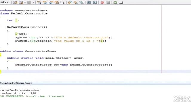 Java Constructor Tutorial смотреть онлайн