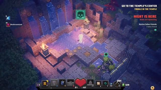 LAST BOSS!!? EP3 // MINECRAFT DUNGEONS JUNGLE AWAKENS DLC // смотреть онлайн