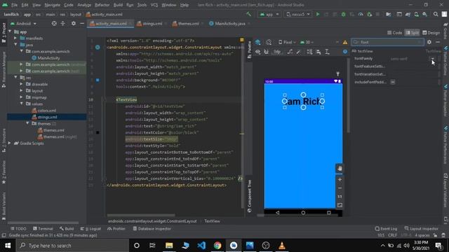2.Building a Simple App to learn project structure and XML | Malayalam Android Development Tutorial смотреть онлайн