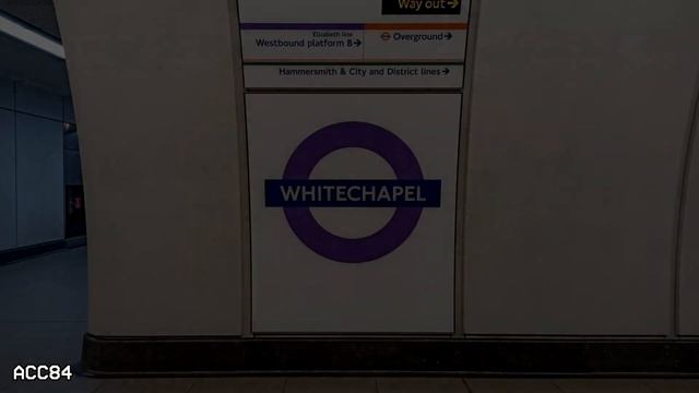 Whitechapel | Elizabeth line : London Crossrail ( British Rail Class 345 ) смотреть онлайн