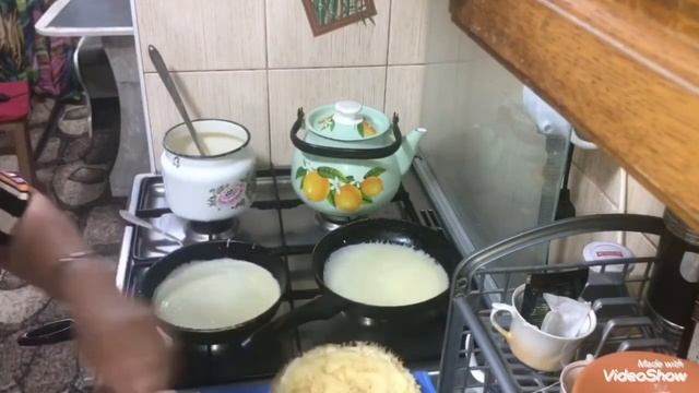 Теплые блины