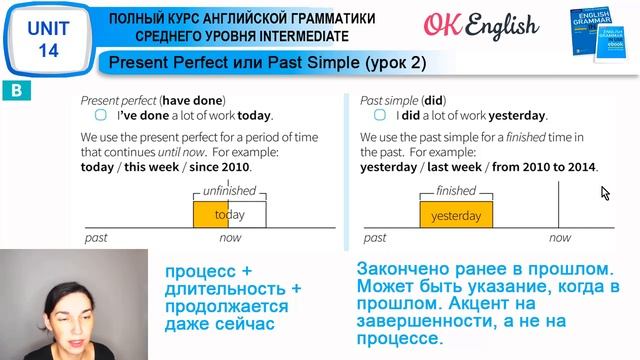 Unit 14 Отличия Present Perfect и Past Simple (урок 2) Много ПРИМЕРОВ смотреть онлайн