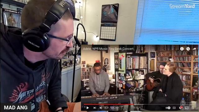 METALHEAD REACTS| ADELE LIVE TINY DESK (NEW TINY DESK)