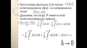 Формула Ньютона Лейбница