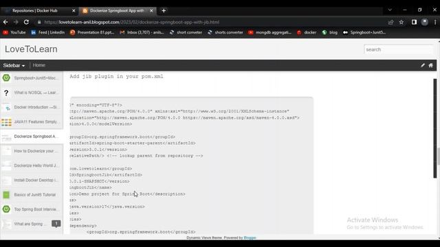 Dockerizing Spring Boot Apps using Google Jib(Eliminate Docker file) #docker #springboot смотреть онлайн