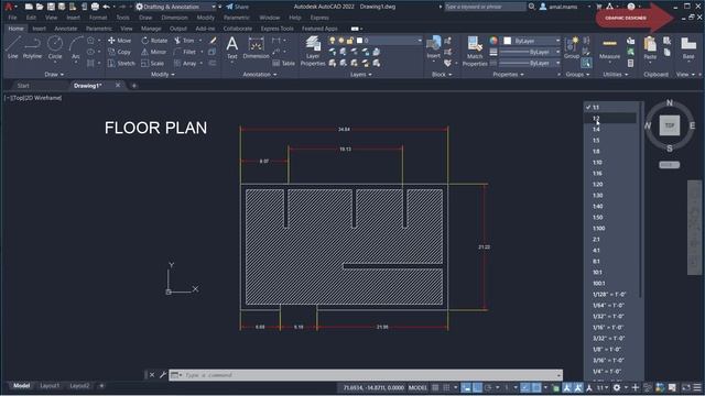 تغيير مقياس الرسم للابعاد والكتابة والتهشير فى الأتوكاد | Annotative Scales in Autocad смотреть онлайн