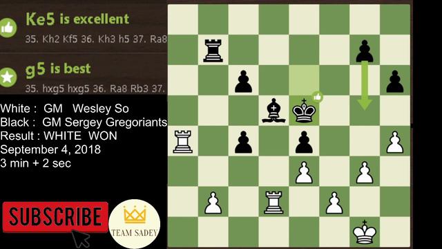 GM Sergey Grigoriants Locks Up The Center & Hoping for A Draw But Wesley So Busted It and Wins смотреть онлайн