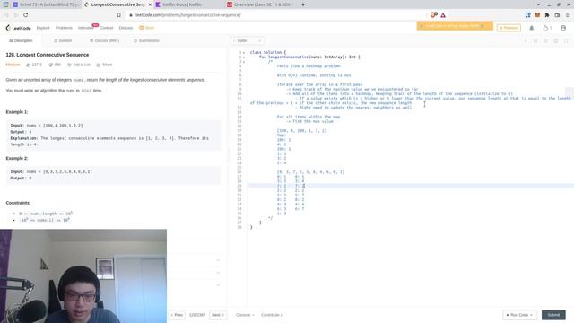 Terrible LeetCode in Kotlin: #128 Longest Consecutive Sequence смотреть онлайн