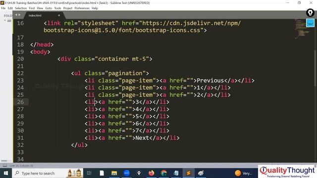 How to use Pagination in Bootstrap? - #bootstrap Full Course for Beginners | Session - 07 смотреть онлайн