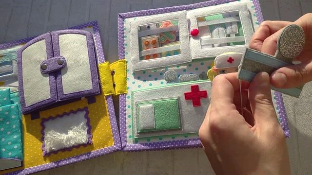 Развивающая книжка №39 Developing book.Quiet book. смотреть онлайн