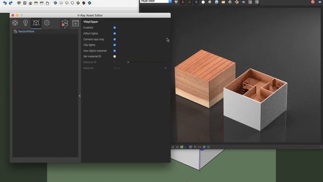 Vray For Sketchup #5/2 -Vray Clipper in vray for sketchup смотреть онлайн