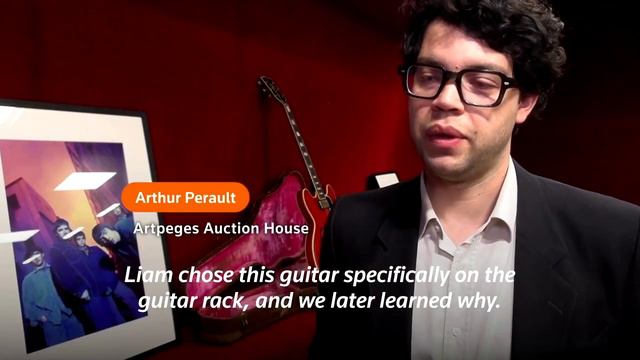 Oasis "Break Up" Guitar Gibson 355 sold at French auction for $400,000 | Noel Gallagher смотреть онлайн