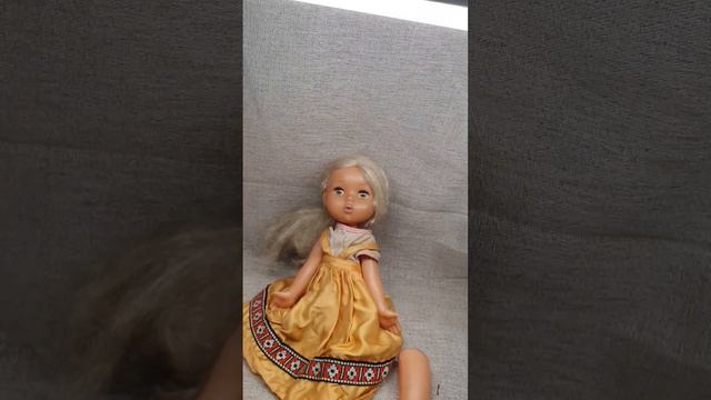 Паричковая кукла СССР. Ленигрушка. Рост 34 см смотреть онлайн