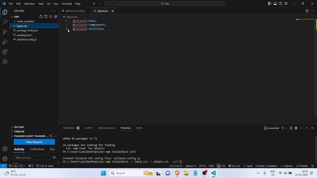 how to install Tailwind CSS in CLI method in hindi - Installation 100% working смотреть онлайн