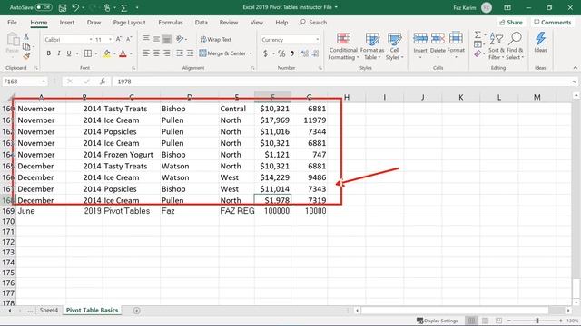 Excel 2019 Pivot Tables Tutorial смотреть онлайн