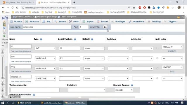 Part 4 - Adding mysql tables for our blog - OOP PHP PDO смотреть онлайн