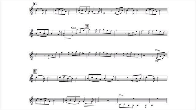 Alto Saxophone Play-Along - Song from a Secret Garden - with sheet music смотреть онлайн