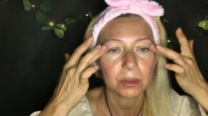 АСМР Перед сном я Ухаживаю за своим лицом. Шёпот.