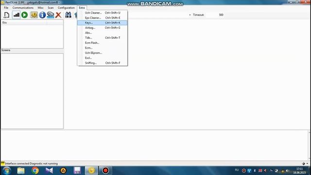 Установка RENOLINK и привязка ключ карты к рено