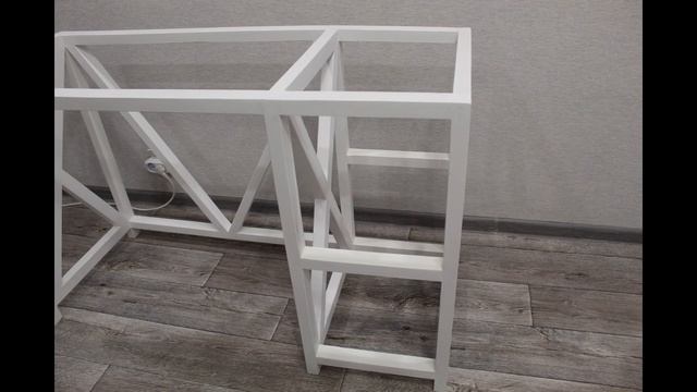 Письменный, компьютерный стол в стиле Лофт своими руками. Изготовление стола. - DIY смотреть онлайн