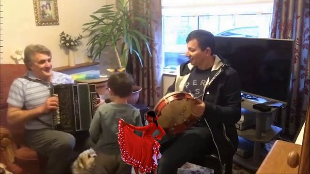 ЦЫГАНОЧКА У МЕНЯ ДОМА - исполняют- Виктор Лукашов гармонь Сергей Белан бубен смотреть онлайн