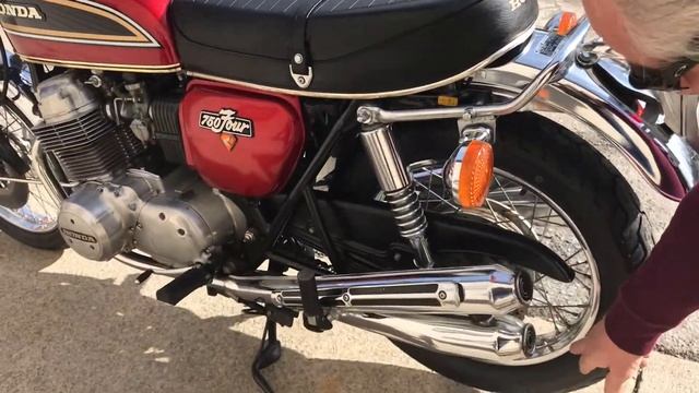 1975 Honda CB750 K5 смотреть онлайн