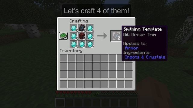 Rib Armor Trim in Minecraft смотреть онлайн