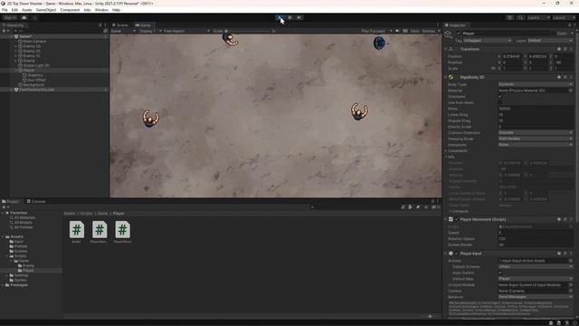 Detecting Screen Bounds (Unity Tutorial | 2D Top Down Shooter) смотреть онлайн