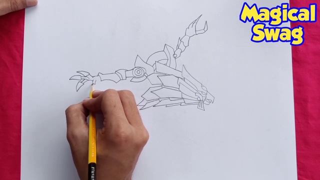 How to Draw Winged Dragon of Ra from Yugioh | Step by step drawing смотреть онлайн