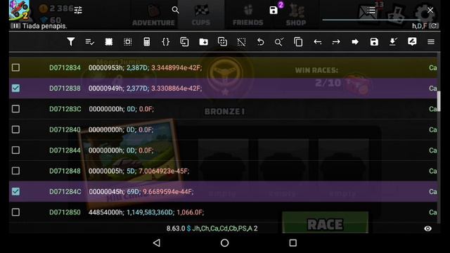 Hack Hill Climb Racing 2 (Coin) Using Game Guardian смотреть онлайн